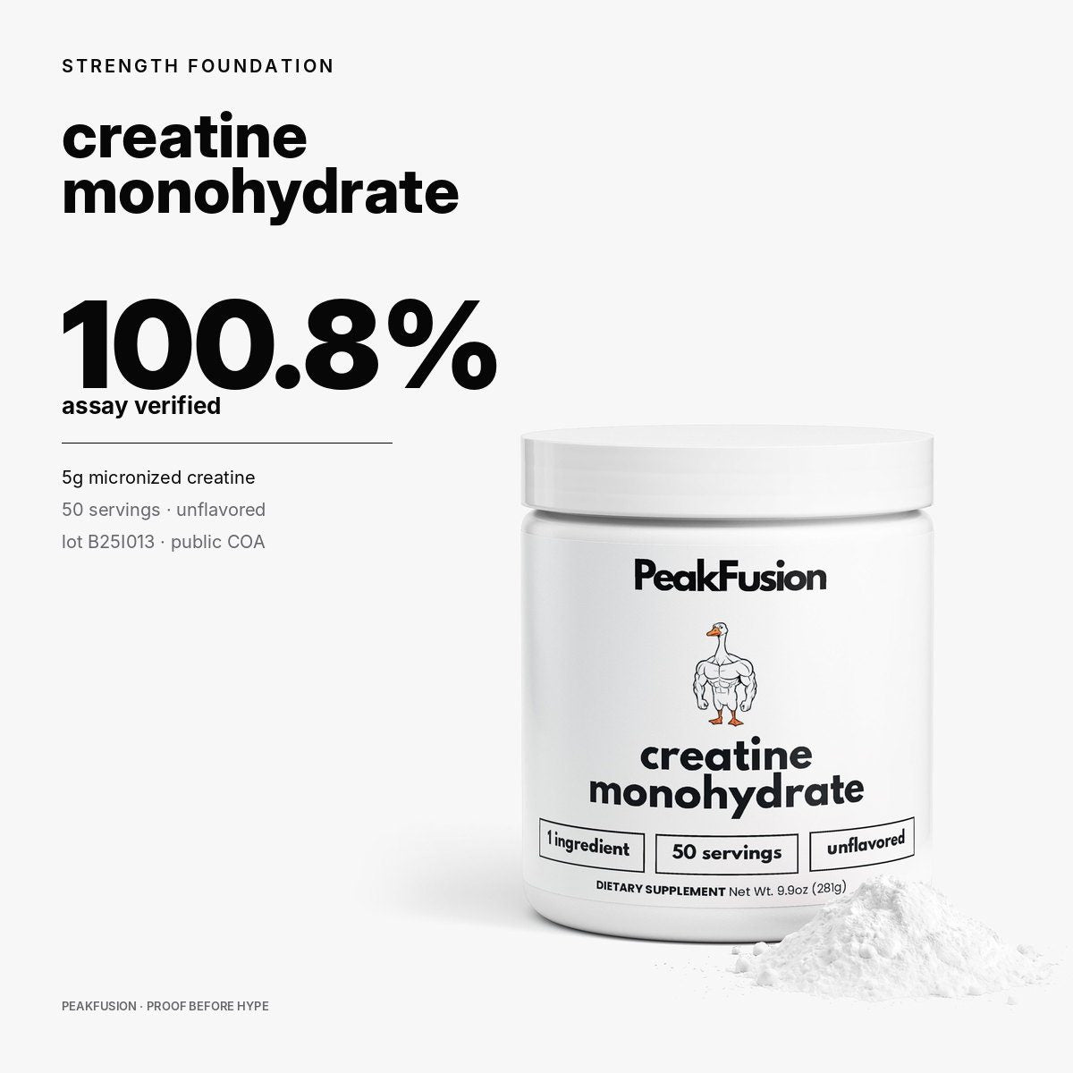 Micronized Creatine Monohydrate