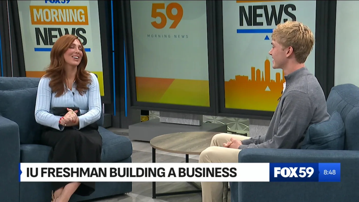 Grant Myers on FOX59 Morning News discussing PeakFusion Supplements